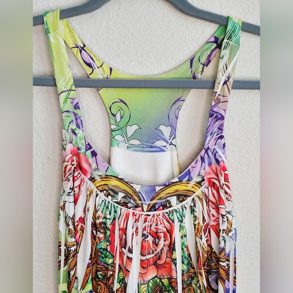 NWOT Brand "Twelve" Floral Racerback Dress by S Twelve - Picture 2 of 10